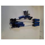 Orion Motor Tech 14.5" Tire Spoon Kit, 20pc Tire Changing Tool for Motorcycle Dirt Bike Lawn Tractor Bicycle, Motorcycle Tire Changer Tire Removal Tool with 4pc Rim Covers Valve Tool Valve Cores