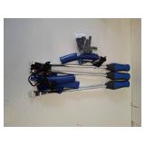 Orion Motor Tech 14.5" Tire Spoon Kit, 20pc Tire Changing Tool for Motorcycle Dirt Bike Lawn Tractor Bicycle, Motorcycle Tire Changer Tire Removal Tool with 4pc Rim Covers Valve Tool Valve Cores