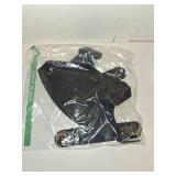 HiiFeuer Medieval Faux Leather Dog Armor Clothe Adjustable Funny Dog Vest Costume for Cosplay- Fits Most Dogs Ropa para Perro (Black L)