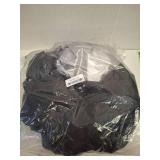 Birodeko Canopy Replacement Top Only, 300D Wateproof Pop-Up Canopy Tent Top Cover with Ropes, Instant Canopy Top Sunshade Silver Coated for Garden Patio Camping (Dark Black, 10 * 10FT)