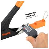 Meiwaltee Rivet Gun,Professional Pop Rivet Gun Kit with 200Pcs Rivets, 3/32"-1/8"-5/32"-3/16", Heavy Hand Riveter kit Suitable for Metal Work, Gutter, Automotive and Other Common DIY Projects