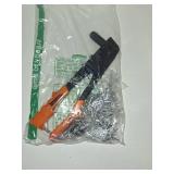 Meiwaltee Rivet Gun,Professional Pop Rivet Gun Kit with 200Pcs Rivets, 3/32"-1/8"-5/32"-3/16", Heavy Hand Riveter kit Suitable for Metal Work, Gutter, Automotive and Other Common DIY Projects