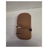 HIKEMAN Camping Memory Foam Pillow - Ultralight Travel Pillow,Backpacking Pillow with Removable Cover,Ergonomic Pillows,Neck Lumbar Support for Outdoor Camp,Sport,Hiking,Backpacking Sleep (Brown)