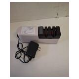 Electric knife sharpener, 5 in 1 knife sharpening system with straight blade, professional diamond knife sharpener FOR rough sharpening, repair and sharpening of knives (XF7)