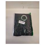 ChrisDowa Small Window Curtains for Kitchen and Bedroom - Grommet Short Thermal Insulated Room Darkening Curtains (2 Panels, Black, 42 x 36 Inch)