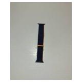 Sport Loop Band Compatible with Apple Watch Band 38mm 40mm 42mm 44mm iWatch Series 6 5 SE 4 3 2 1 Strap, Nylon Velcro Women Men Stretchy Elastic Braided Adjustable Wristband, 42mm 44mm Deep Navy Blue 