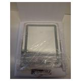 FENNIO Vanity Mirror with Lights - 15"x13" LED Lighted Makeup Mirror, Makeup Mirror with Lights, Touch Screen with 3-Color Lighting, Dimmable,10X Magnification Mirror for Vanity Desk Tabletop