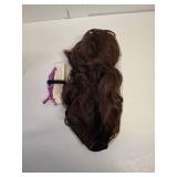 NAYOO Clip in Hair Extensions for Women 20 Inch Long Wavy Curly Medium Brown Hairpieces Full Head Synthetic Hair Hairpieces (6PCS,Medium Brown)