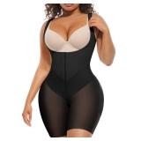 FeelinGirl Fajas Colombianas Shapewear for Women Tummy Control Post Surgery Faja Compression Garment Black Medium