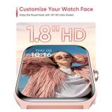 Fitpolo Smart Watch for Women Android & iPhone, Alexa Built-in [1.8\" HD Screen] IP68 Waterproof Fitness Watch with Bluetooth Call (Answer/Make), Heart Rate/Sleep/SpO2 Monitor, 105 Sports Trackers