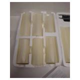 Vinkor Flameless Candles Battery Operated Candles Real Wax Pillar LED Candles with 10-Key Remote and Cycling 24 Hours Timer (Ivory 4\" 5\" 6\" 7\" 8\" 9\")