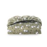Berkshire Blanket Peanuts Fitted Sheet Full Size, Cute Character Snoopy Microfiber Sheet with Deep Pocket, Soft and Breathable, Poses and Paws Sheets Loden