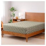 Berkshire Blanket Peanuts Fitted Sheet Full Size, Cute Character Snoopy Microfiber Sheet with Deep Pocket, Soft and Breathable, Poses and Paws Sheets Loden