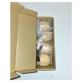 DWYL & LWYD 2 Inch Short Wood Furniture Legs Set of 4 - Small Solid Heavy Duty Couch Legs Sofa Legs Replacement, Wooden Furniture Risers Feet for Cabinet, Bench,Dresser,Table,Ottman -Natural Finish