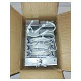 Ensenior 6 Pack 4 Inch LED Recessed Light, Dimmable, 5000K Daylight, 750LM High Brightness, 9W 120V, Damp Rated, Ultra-Thin Canless Wafer Ceiling Light - ETL & FCC & IC