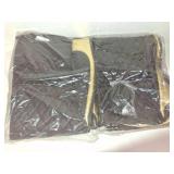 Flying Banner car seat Covers seat Cushions Luxe Fit Faux Leather Easy Installation Vehicles Non Slip Premium (Black Gold, 2 x Front Seat Cover)