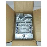 Ensenior 6 Pack 6 Inch LED Recessed Light, Dimmable, 6000K Clear White, 1200LM High Brightness, 12W 120V, Damp Rated, Ultra-Thin Canless Wafer Ceiling Light - ETL & FCC & IC