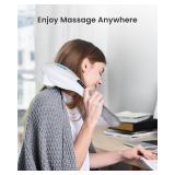 RENPHO Rechargeable Handheld Back Massager, Cordless Electric Neck Massage Tool for Shoulder, Foot, Leg, Calf, Christmas Birthday Gifts for Women and Men