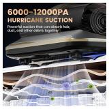 PATO Mattress Vacuum Cleaner, Wireless Handheld Bed Vacuum Cleaner with UV-C Light, HEPA Filter and Ultrasonic Vibration, 12KPa, Suitable for Beds, Sofas, Car Seats, Carpets (Golden)