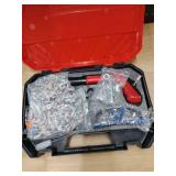 DLronwey Concrete Nail tool Kit,5 Speed Adjustable Manual Mini Steel Nail Driver,Portable Nail Driver for Concrete, Brick Walls, Woodworking & DIY Projects