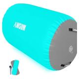 AWSUM Air Roller Gymnastics Barrel Inflatable Tumbling Mat Back Handspring Trainer for Octagon Mat Gym Home Gymnastics Equipment 1PCSï¼No Electric Pump