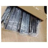 INGIORDAR Shoe Rack 2 Tier Long Storage Organizer Wide Metal Shoe Shelf for Closet Entryway Brown