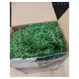 WATERGLIDE 49FT Lighted Christmas Green Garland with 100 Count Clear String Lights, Pre-lit Long Artificial Greenery Garlands, Plug in Holiday Decorative Lights for Indoor Outdoor Decor