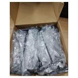 PYBTOOL 8 Inch Gridwall Hooks, Grid Panel Hanging Hooks for Retail, Home, and Workspace Organization, Displays, and Storage Solutions(40Pack,Black)