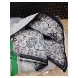 Washable 3x7 Entryway Runner Rug: Farmhouse Wide Kitchen Rug Soft Water Resistant Floor Mat for Bathroom Bedroom Nursery Non-Slip Indoor Carpet for Living Room Dining Room Hallway(3x7,Black)