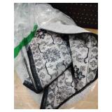 Washable 3x7 Entryway Runner Rug: Farmhouse Wide Kitchen Rug Soft Water Resistant Floor Mat for Bathroom Bedroom Nursery Non-Slip Indoor Carpet for Living Room Dining Room Hallway(3x7,Black)