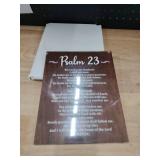 Woodamore Psalm 23 Wall Art - Christian Decor For Home, Scripture Wall Art Prints, Religious Gifts Bible Artwork, Inspirational Wall Decor Bible Verse Wall Hanging Sign For Bedroom Bathroom Office