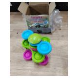 3PCS Silicone Suction Cup Spinner Toys for 1-2 Year Old Boys & Girls | Sensory Baby Bath Toys for Toddlers 12-18 Months | Birthday Gifts for Infants | Spinning Top Travel Toys