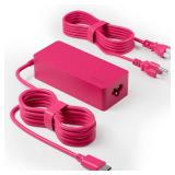 Jeunesse USB-C 65W 45W AC Charger Compatible with Lenovo ThinkPad T480 T490 T580 ADLX65YDC2A ADLX65YLC2D ADLX65YDC3A ADLX65YDC2D chromebook 2nd Gen S330 Replacement Laptop Power Supply Adapter Cord