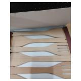 Eisinly Wooden Spoons for Cooking 7-Piece, Kitchen Nonstick Wood Cooking Utensils Set, Durability Wooden Spatula Spoon for Everyday Use, Light Yellow