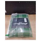 Eddie Bauer - Throw Blanket, Soft & Reversible Cotton Flannel Bedding, Throw Blanket for Couch or Bed (Union Bay Green, 50\" x 60\")