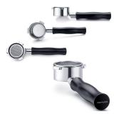 Normcore 54mm Bottomless Portafilter, Naked Portafilter Fits Breville Sage Barista Express Machines, 18g Filter Basket Included