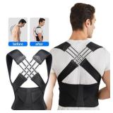 VOKOKOYA Posture Corrector for Women and Men,Adjustable Shoulder Straightener,Back Support Brace,Upper Spine scoliosis, hunchback XL