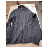 Ploral Hue ladies size medium zip up black jacket