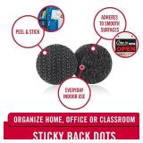 VELCRO Brand Dots with Adhesive | 250pk, Black | Small 1/2 Inch Circles | Sticky Back Round Dots for Secure Mounting in Office, School or Home (VEL-30868-AMS)