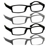 TruVision Readers - 9501HP - 4 pk - 2FlatBlack 2FlatGray- 1.50