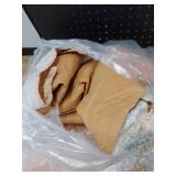 APXPF Christmas Chair Covers Set of 6 Christmas Chair Back Covers for Dining Room, Cute Santa Chair Cover Party Chair Covers Christmas Decorations, Beige