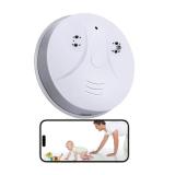 YUSYING Wireless Security Camera 1080P Indoor with Smoke Detector, WiFi Smart IP Camera Dome Surveillance System with Night Vision,Motion Detection, for Home,Business, Baby Monitor