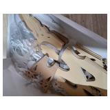 12Pcs Christmas Paper Snowflake Lanterns, 3D Christmas Paper Star Lanterns with LED Lights, 10/12 Inch White Beige Khaki Hanging Snowflake Lamps Xmas Winter Frozen Wedding New Year Party Decorations