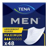 Tena Incontinence Guards for Men, Moderate Absorbency, 48 Count