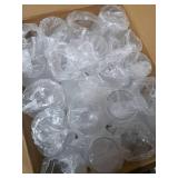 BESTSTAR 40 PCS Clear 12 Oz Plastic Wine Whiskey Glasses, Diamond Stemless Unbreakable Disposable Wine Glasses for Parties, Ideal for Weddings, Christmas, Halloween,Holidays,pool party,Daily Use