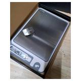 Elovain 3-Piece Stainless Cutting Board Kitchen Set - Double Sided Stainless Steel Chopping Board With Sharpener Scraper And Finger Guard, Non Slip Edges, Dishwasher Safe Over Sink With Lip