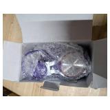 INFURTURE USB C Headphones with Mic,Volume Control,Tangle-Free Plaiting Line,Wired Headphones Type c,Lightweight Foldable for iPhone 17/16/15 Headphone Series/Tablet/School/Travel/Sports/Audiobooks