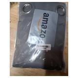 Yakamok Room Darkening Gray Blackout Curtains, Light Blocking Thermal Insulated Grommet Drapes for Bedroom Living Room, 52W x 84L, Grey Curtains, 2 Panels, 2 Tie Backs Included