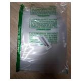 8.5x5.5 Binder Pockets, Poly Mini Binder Pocket 5.5 x 8.5 inches, 7-Hole Punched - 12 Pack