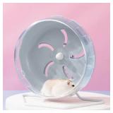 Jeeone Silent Hamster Wheel 7 inch, Hamster Exercise Wheel, Height-Adjustable Hamster Wheel Cage Accessories, Hamster Running Toys Small Animals Exercise Wheels (Blue)